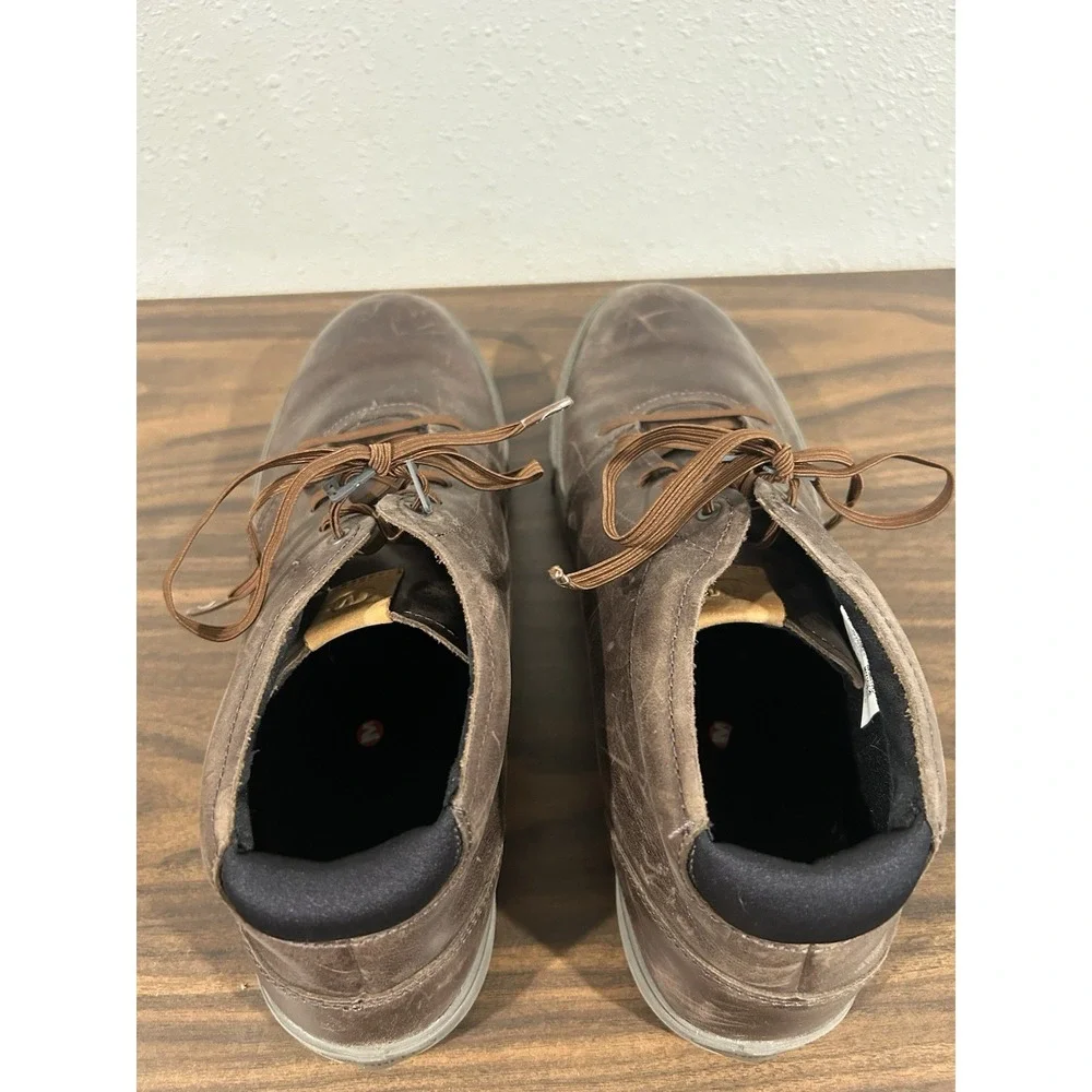 Merrell Barkley Leather Chukka Boots Rant Mid Sneaker J97079 Brown Shoes Size 15